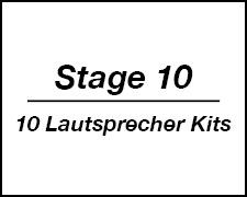 Kategorie Stage 10 - 10 Lautsprecher Kits image