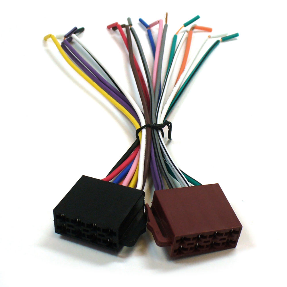 Auto Radio Universal Anschluss Adapter Kabel DIN ISO Buchse Strom  Lautsprecher