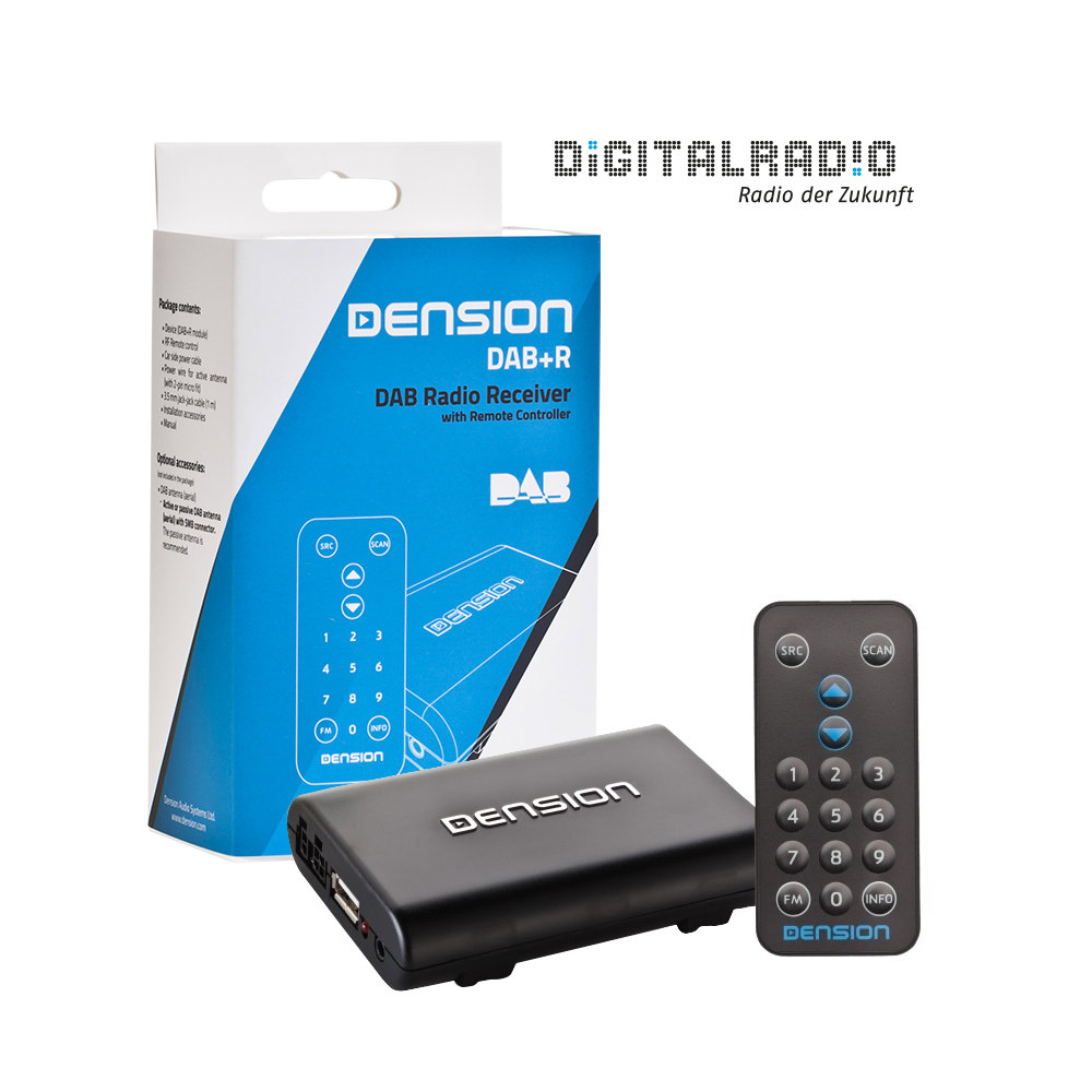 B-Ware: DENSION DAB+R (DBR1GEN) Universal DAB Interface Digitalradio via  FM-Übertragung mit Fernbedienung
