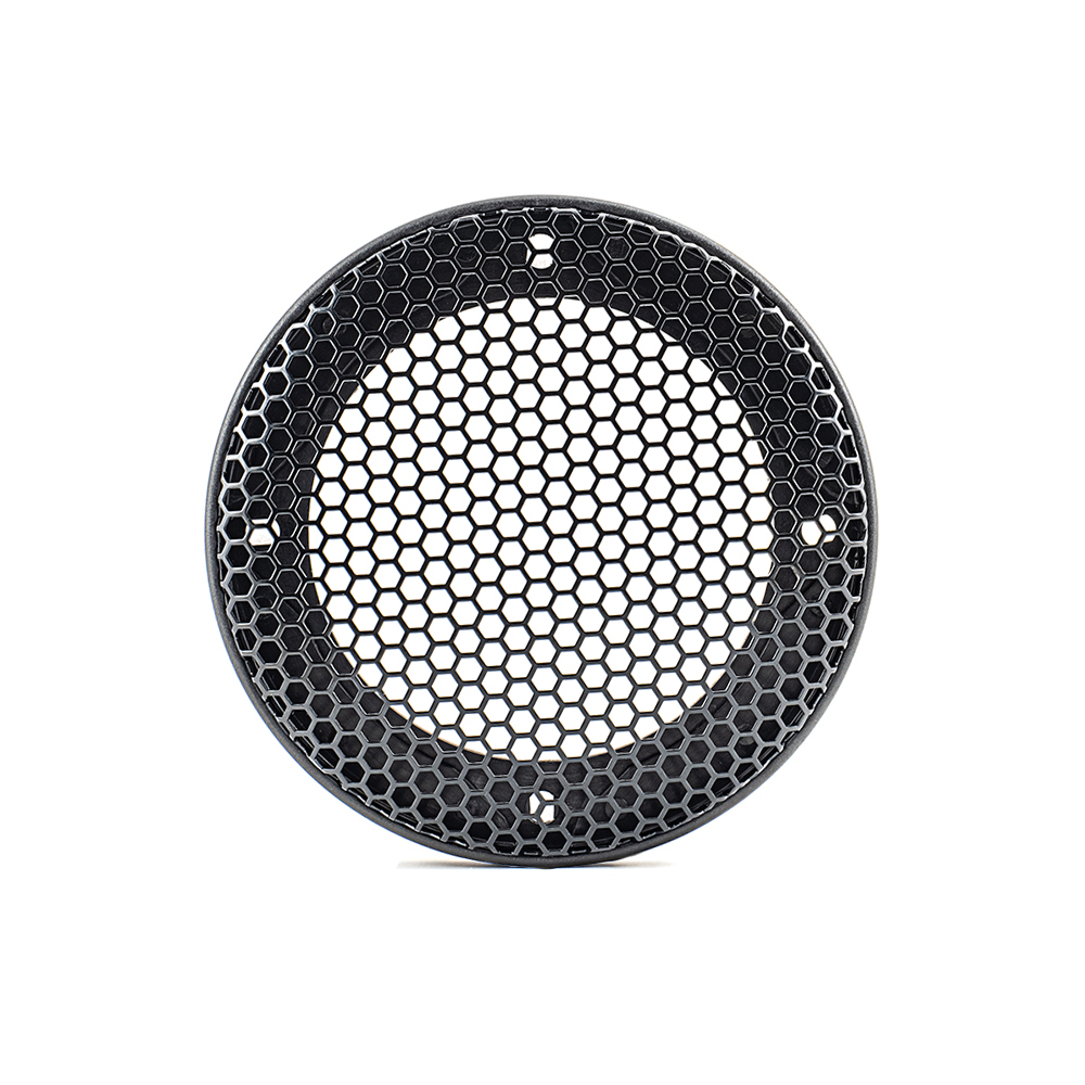 Lautsprechergitter / Grill 10cm schwarz Wabe Schutz Abdeckung für  Lautsprecher