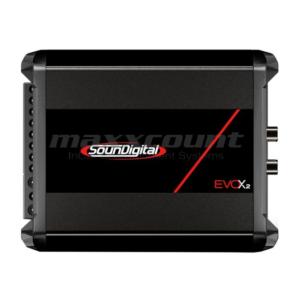 SounDigital 800.4 EvoX2 (4Ω) 4-Kanal-Mini-Verstärker 800W für Motorräder & Powersports