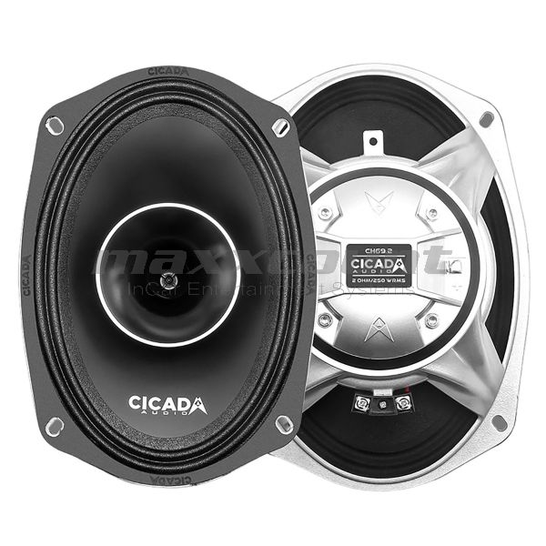 CICADA CH69.2 6x9" Koax- Lautsprecher 500W RMS (2Ω) passend für Harley-Davidson® ab 2014 
