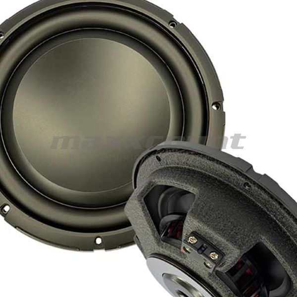 Velocity Speaker Design RZ10 25cm / 10" Subwoofer 150W 2Ohm, Einbautiefe: 66mm für Seitenkoffern