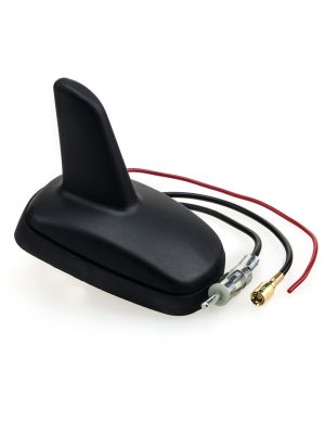 Aktiv-Antenne SharkFin für AM/FM & GPS mit DIN-Radio- & SMB-Anschluss, 4m