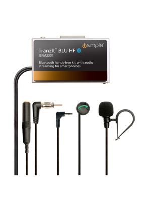 iSimple ISFM2351 universeller AUX-Adapter mit Bluetooth-Audio-Streaming & Freisprechanlage für iPhone/Android