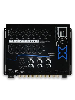 AudioControl EQX 2-Kanal Equalizer mit Frequenzweiche (Kofferraummontage)