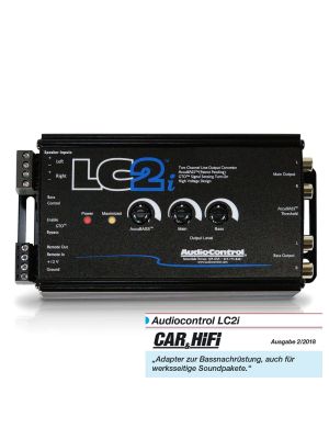 AudioControl LC2i 2-Kanal High-Low-Converter mit GTO™ & AccuBASS®