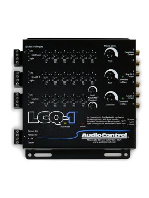 AudioControl LCQ-1 6-Kanal High-Low-Converter mit GTO™, AccuBASS® & Equalizer