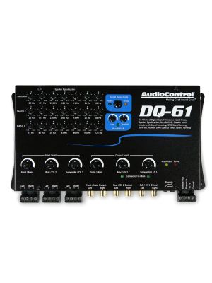 AudioControl DQ-61 6-Kanal High-Low-Converter mit GTO™, AccuBASS®, Equalizer & Signalverzögerung