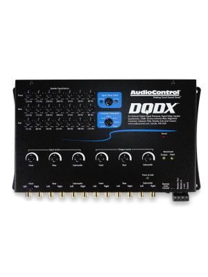 AudioControl DQDX 6-Kanal Performance DSP mit Equalizer, Frequenzweiche und Signalverzögerung
