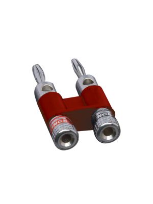 Stinger SPT5503 PRO-CLASSIC Doppel-Bananenstecker für Kabel bis 8 GA / 10mm² (rot)
