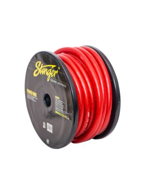 Stinger SPW10TR Rolle 15,2m (50 ft) Stromkabel, 1/0GA (50mm²), rot | 19,67€/m