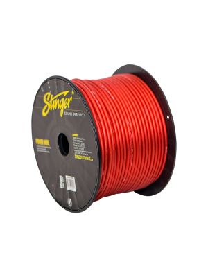Stinger SPW110TR Stromkabel 1m, 10GA (6mm²), rot | 6,68€/m