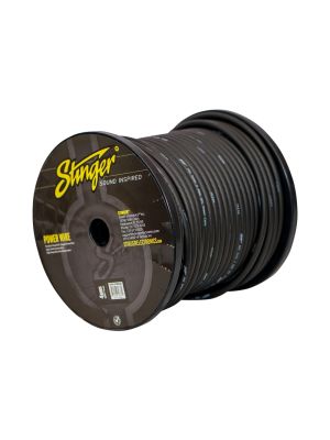Stinger SPW14TB250 Rolle 76,2m (250 ft) Stromkabel, 4GA (25mm²), schwarz | 9,10€/m