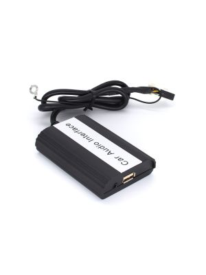 Bluetooth + USB + AUX Adapter mit Kabelfernbedienung Freisprechanlage für VW / Skoda 12pin