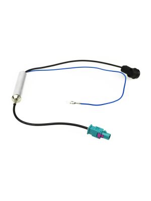 Antennenadapter FAKRA-Stecker auf ISO-Stecker für Audi, Mercedes, Opel, Seat, Skoda, VW