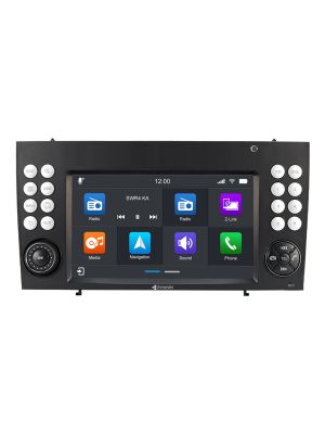 Dynavin D8-SLK Premium 160GB 2DIN 7'' Navigation mit DAB, DSP, BT, USB, Carplay/Android inkl. Navi-Software für Mercedes SLK R171
