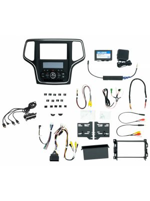 PAC RPK4-CH4103 Einbaukit 1 / 2 DIN inkl. LFB-Adapter & Klima-Steuerung für Jeep Grand Cherokee 2014-2020