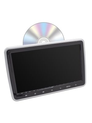 25,65cm (10,1 Zoll) LED-TFT Kopfstützenmonitor mit DVD-Player, 1280x600px, HDMI, USB, SD, Cinch (12V)