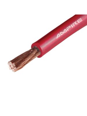 AMPIRE XSK10-RED Stromkabel 1m, 8GA (10mm²), rot | 4,99€/m
