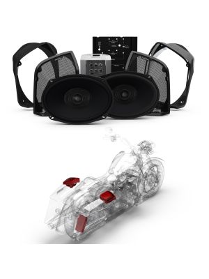 ROCKFORD Audio Kit HD14RK-STAGE2 (2-SPK+400W Amp) für Harley-Davidson® Road King™ ab 2014 & Road King™ Spezial ab 2017