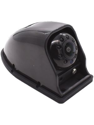 Universal Seiten- & Rückfahr-Aufbaukamera mit Nachtsicht schwarz für Wohnmobile / Camper