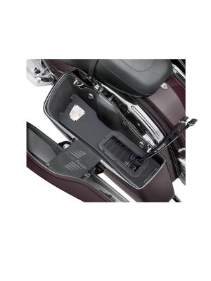 Soundstream HD14.SBWL 300W aktives Subwooferkit für Saddlebags LINKS (Clutch Side) passend für Harley-Davidson® ab 2014