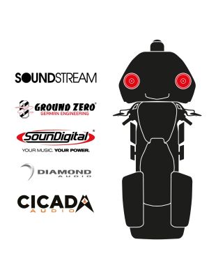 maxxcount BIKE SoundKit 2F/OEM/RG14+ passend für Harley-Davidson® Road Glide™ ab 2014