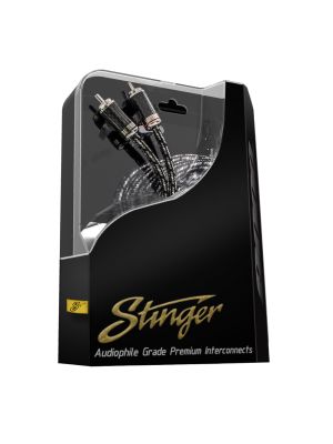 Stinger SI9220 2-Kanal Cinch Anschlusskabel für Stinger-Verstärkersets 6m 9000 Serie