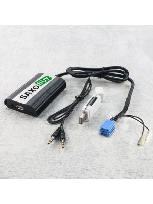 USB + SD + AUX Adapter für Renault 8pin Mini ISO