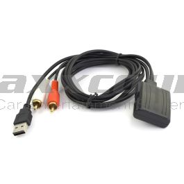 Bluetooth-Adapterkabel auf Cinch mit USB-Stromversorgung