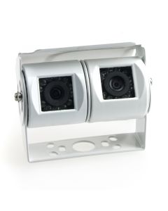 Twin Rückfahrkamera für Transporter Weiß (NTSC) z.B.für T5, Sprinter, Ducato... inkl. Anschlusskabel