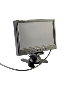 22,9cm (9 Zoll) Monitor mit Quadscreen für 12V & 24V, mit Standfuss & Einbauhalterung,  mit 4x Videoeingängen