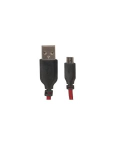 iSimple IS9322RB USB auf microUSB Adapterkabel, 1m, rot
