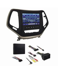 Metra 99-6526BZ Radiohalterung 2DIN Turbo Einbau-Kit für Jeep Cherokee Latitude/Limited ab 2014