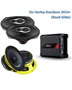 maxxcount Sound Pack 4FR-MOD passend für Harley-Davidson® Road Glide™ für Soundstream HDHU14+ Radio