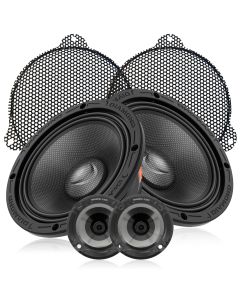 Diamond Audio MS65NEO + M075T + DHDSG 16.5" 2-Wege Kompo-Lautsprecher 300W, 4 Ohm, passend für Harley-Davidson® Street Glide™ ab 2014