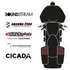 maxxcount BIKE SoundKit 2RCK/OEM/RG14+ passend für Harley-Davidson® Road Glide™ ab 2014