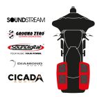 maxxcount BIKE SoundKit 4RRL/OEM/RGSG14+ OEM passend für Harley-Davidson® Street Glide™ ab 2014