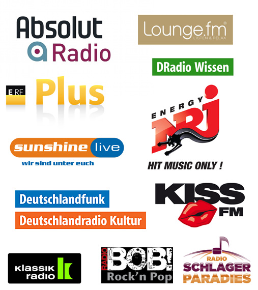 Bundesweit ausgestrahlte Digitalradio-Sender