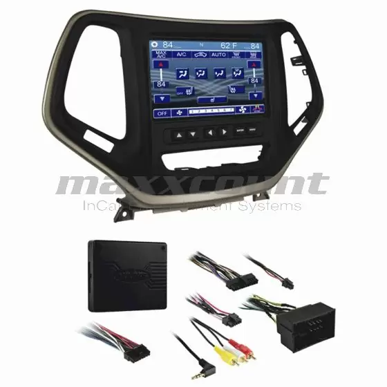Metra 99-6526BZ Radiohalterung 2DIN Turbo Einbau-Kit für Jeep Cherokee Latitude/Limited ab 2014