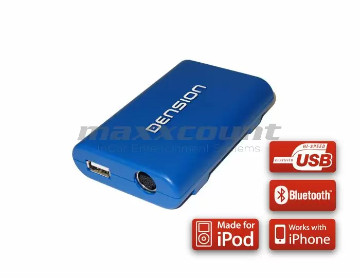 DENSION GBL3VW8 GATEWAY Lite 3 BT (iPhone + iPod + USB + Bluetooth) für Seat, Skoda & VW (Mini-ISO 8-Pin)