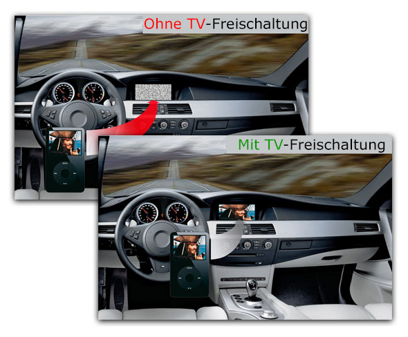 KUFATEC 33835 TV-Freischaltung für VW mit MFD2 (16:9) / RNS510 & RNS810 (Phaeton)